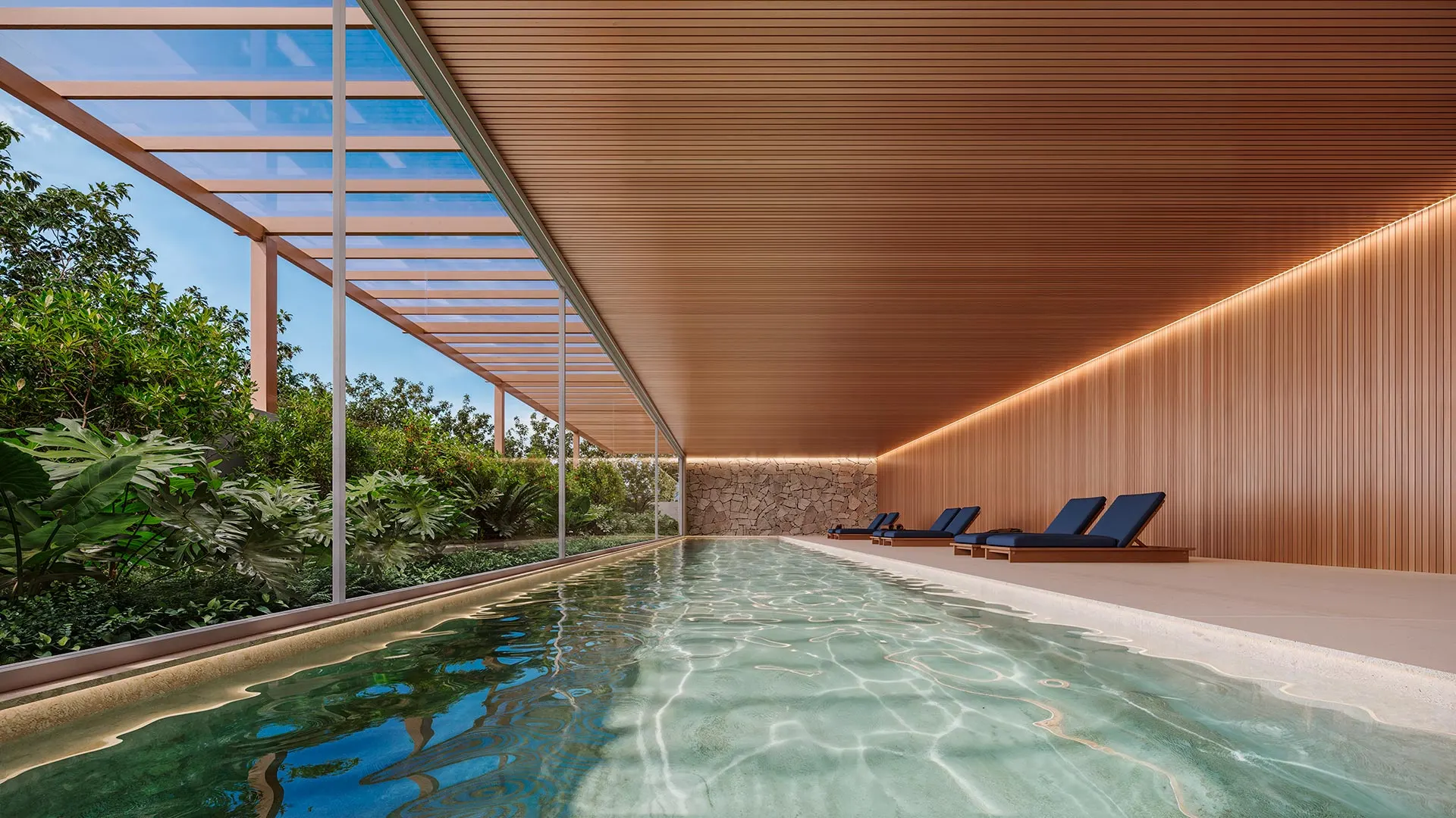 Piscina Coberta Aquecida — Vista Alphagran