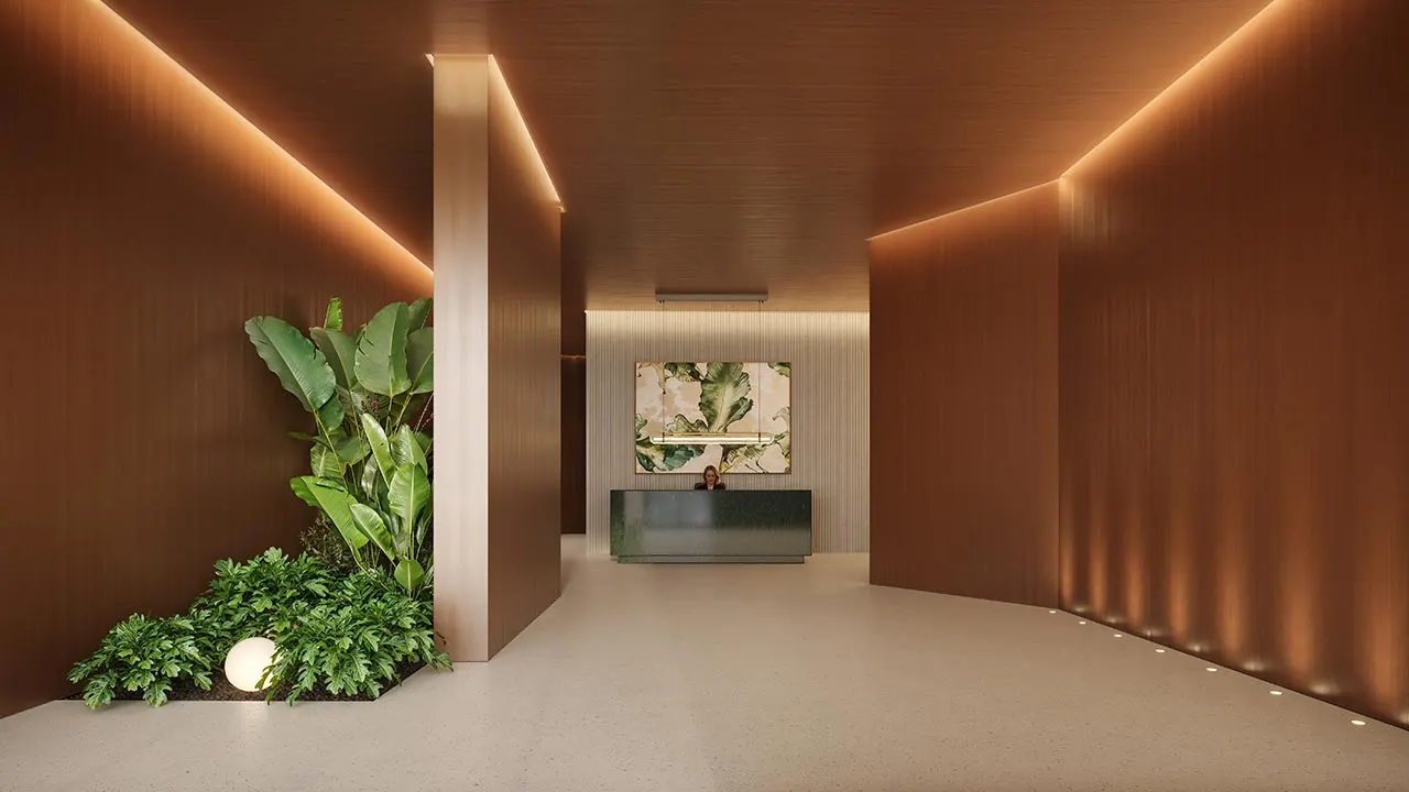Hall - Perspectiva Ilustrada — Vista Alphagran
