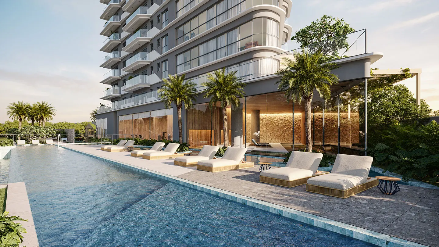 Piscina externa do Signature Alphaville